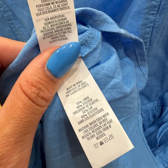 AERIE - NWT - Light Blue Casual Dress - Medium - T5 - Picture 7 of 10